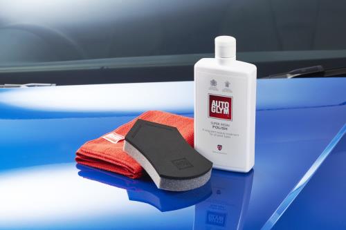 Autoglym Super Resin Polish Complete Kit (Polish/Cloth/Applicator) SRPKIT - Super Resin Polish_Product displayed on car_2-large.jpg